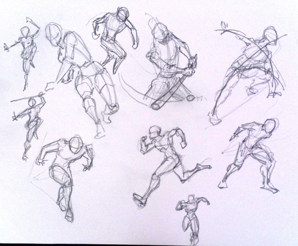 Dynamic Poses 16 by Larkimy on DeviantArt