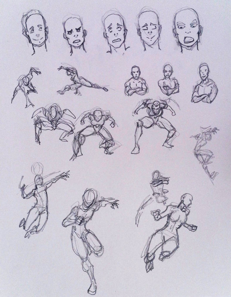 Dynamic Poses 24 by Larkimy on DeviantArt