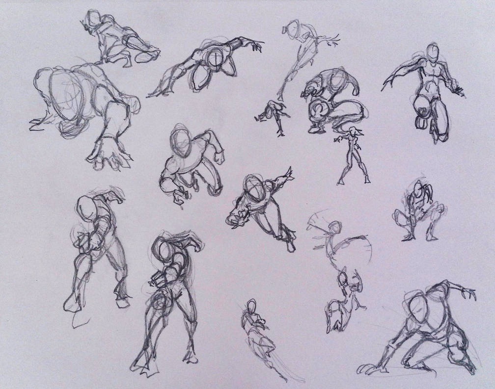 Dynamic Poses From Back Dynamic Poses 22 by Larkimy on DeviantArt