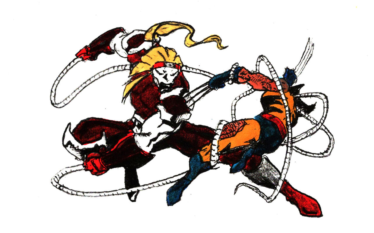 Omega Red VS Wolverine color