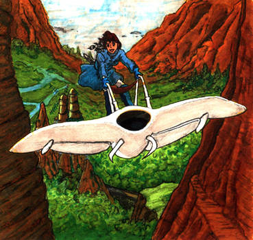 Nausicaa of the Valley of the Wind color