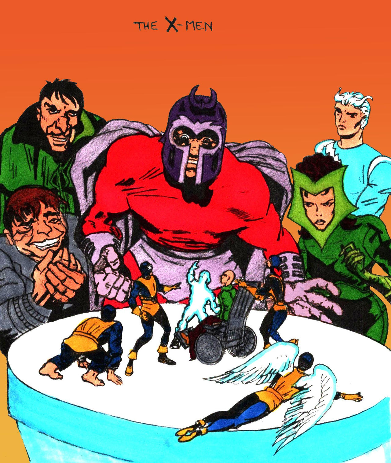 X-men 4 Cover color 01