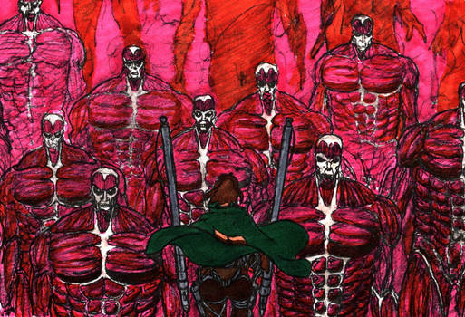 Attack On Titan Hange's Eternal Wings colored