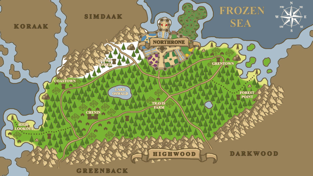 Highwood Map by ZoraTheTwilightDrake on DeviantArt