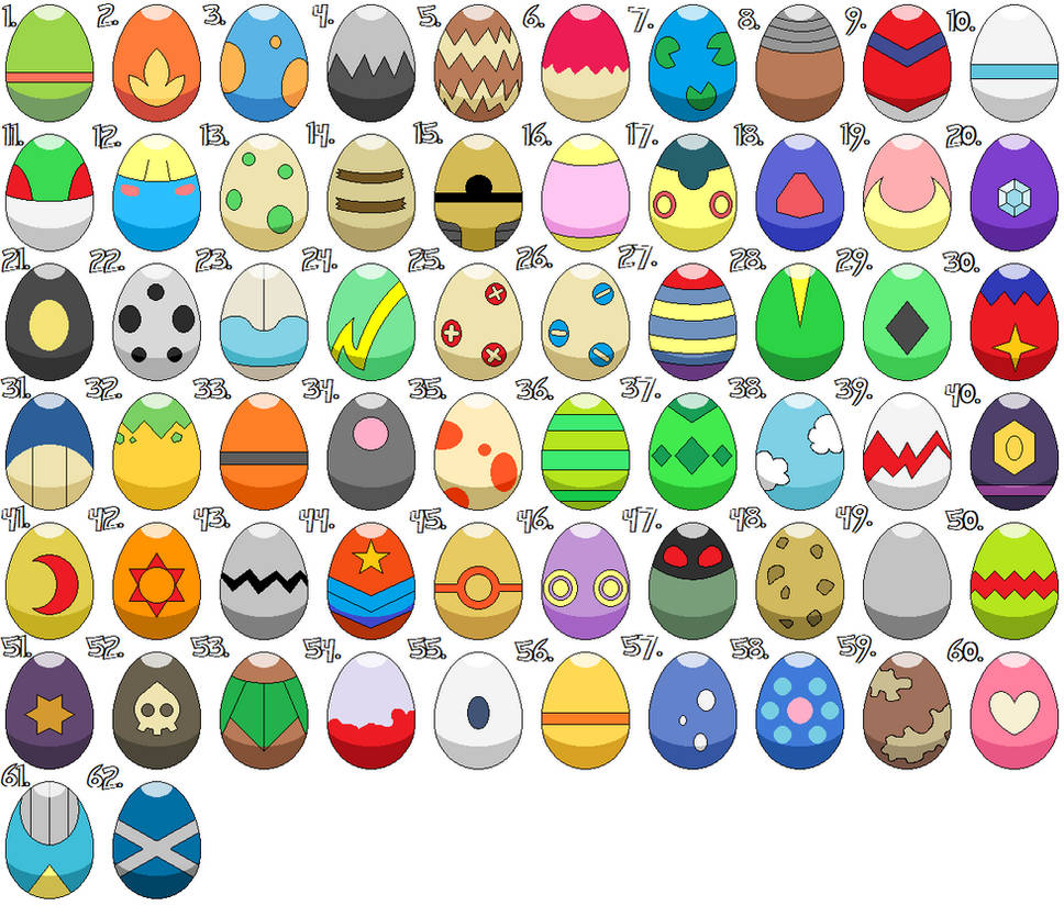 List of all currently available Hoenn Pokemon. Complete with Egg