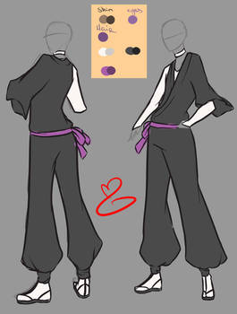 Kiosho Shihoin - Clothing Reference