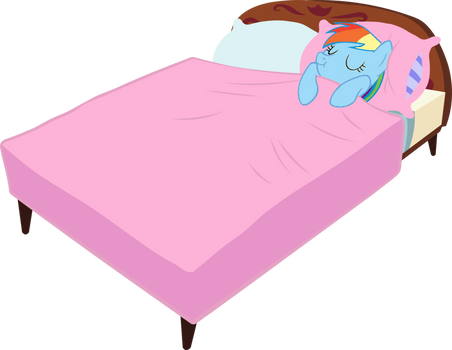 Rainbow Dash Sleeping