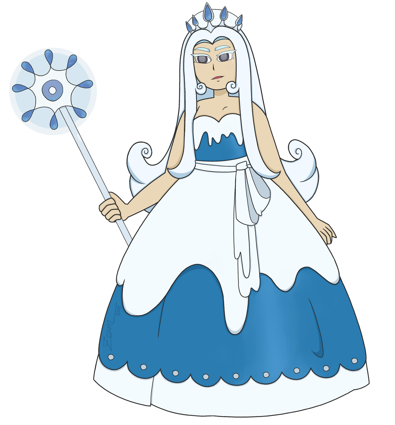 Frostine Queen Frostine by GoreistheBestMakeup on DeviantArt