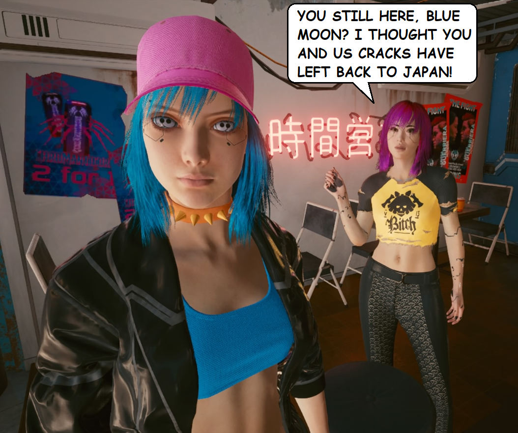 Blue Moon Cyberpunk 2077 by ComicArtifact on DeviantArt