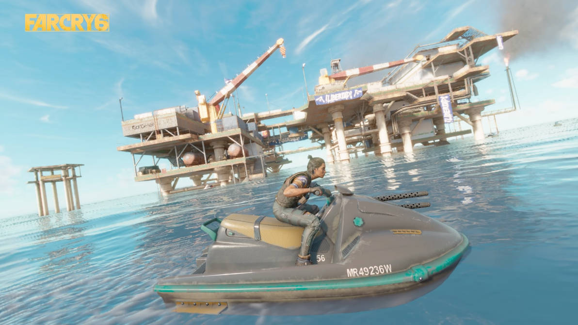 Far Cry 6 Gdp Oil Platform Crane GDP Oil Platform - Far Cry 6 by ComicArtifact on DeviantArt