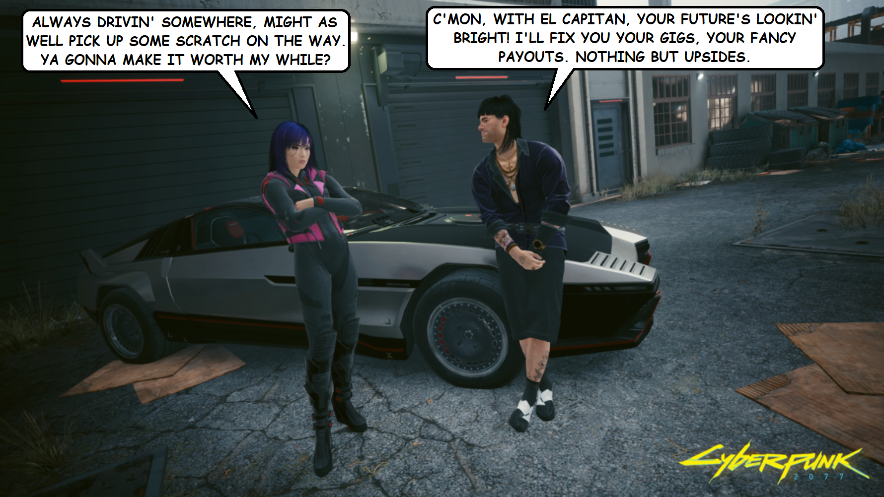 Vehicle Contracts from El Capitan - Cyberpunk 2077 by