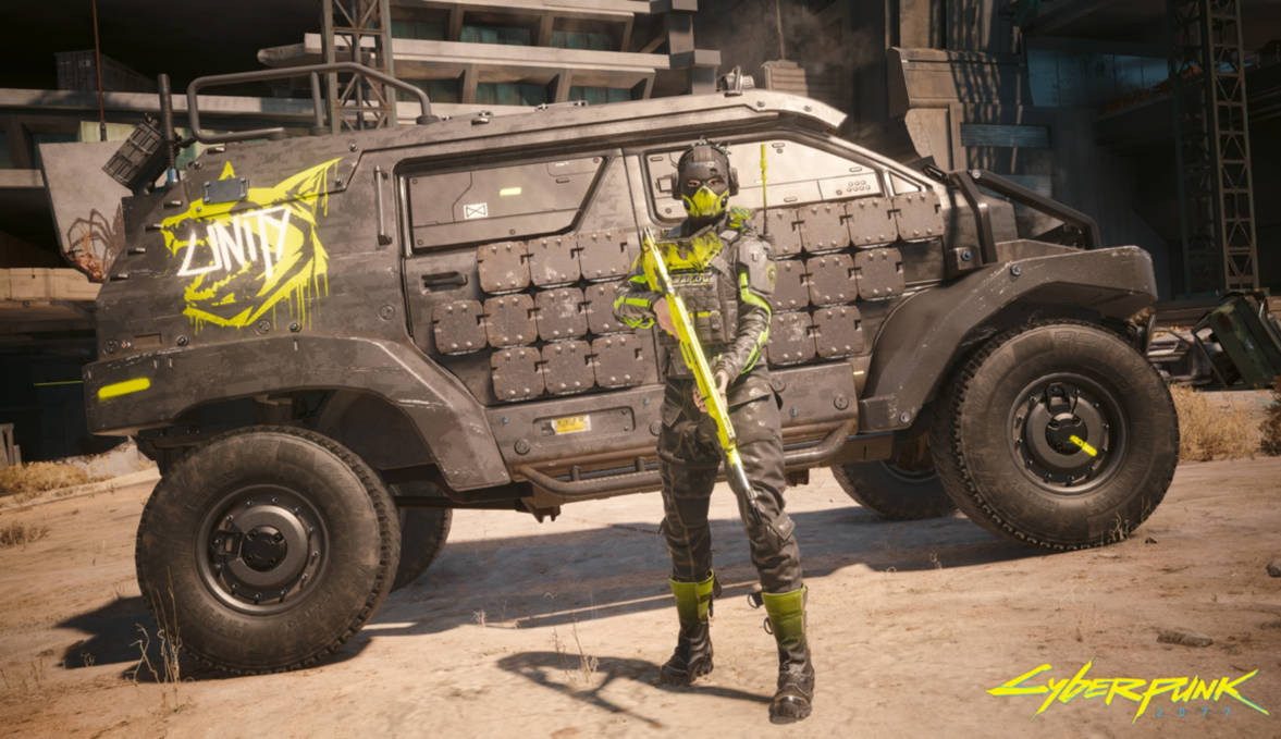 V as Undercover Barghest Soldier Cyberpunk 2077 by ComicArtifact on