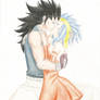 Gajeel x Levy: Kiss