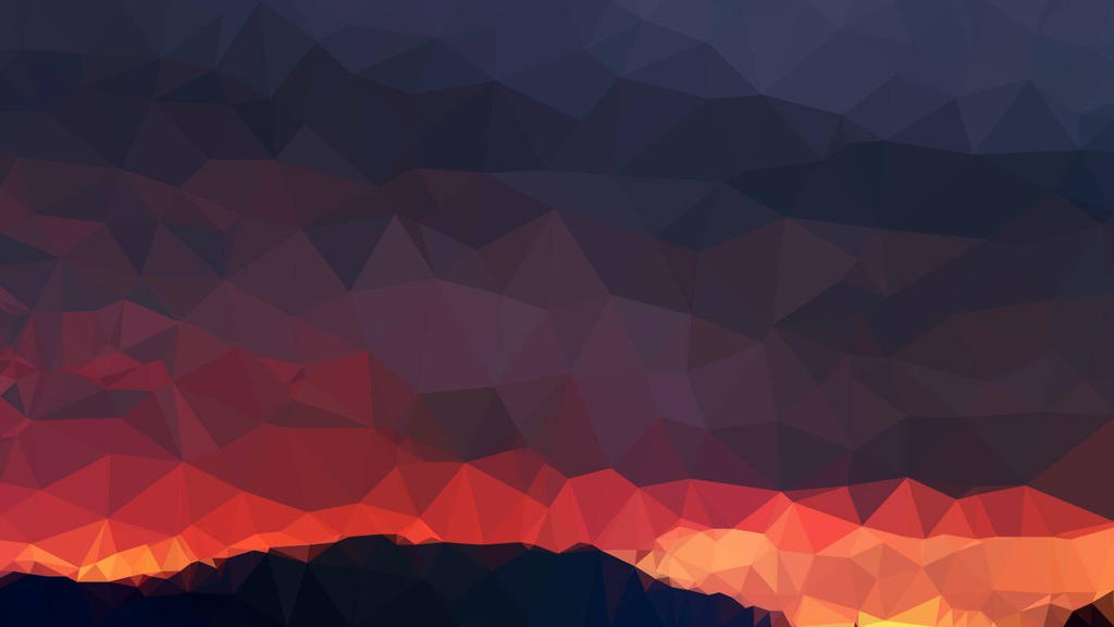 Triangular sunset by MrAniol on DeviantArt