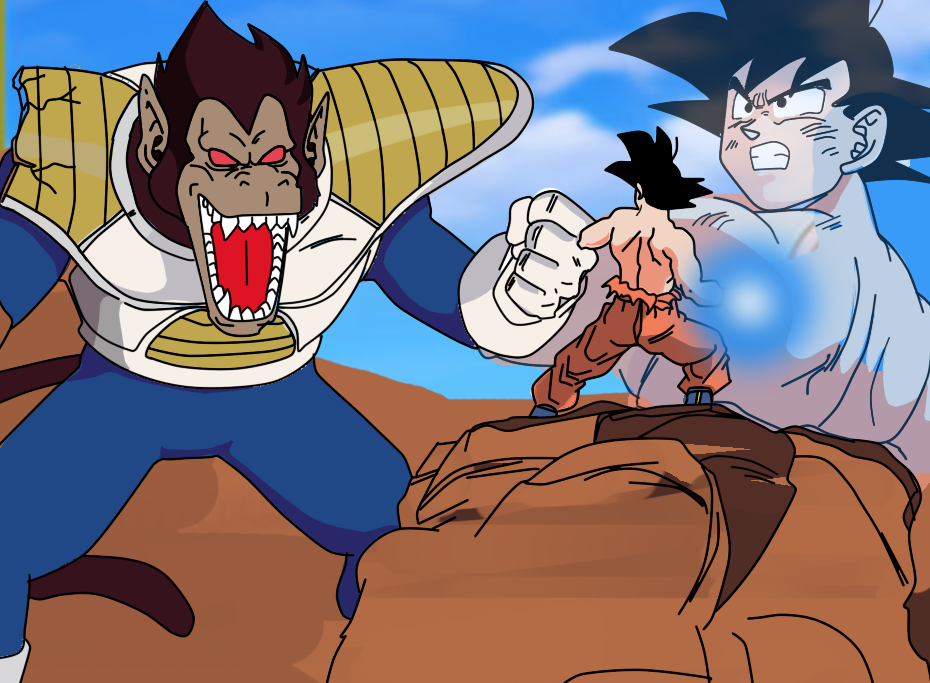 Ozaouro vs Goku