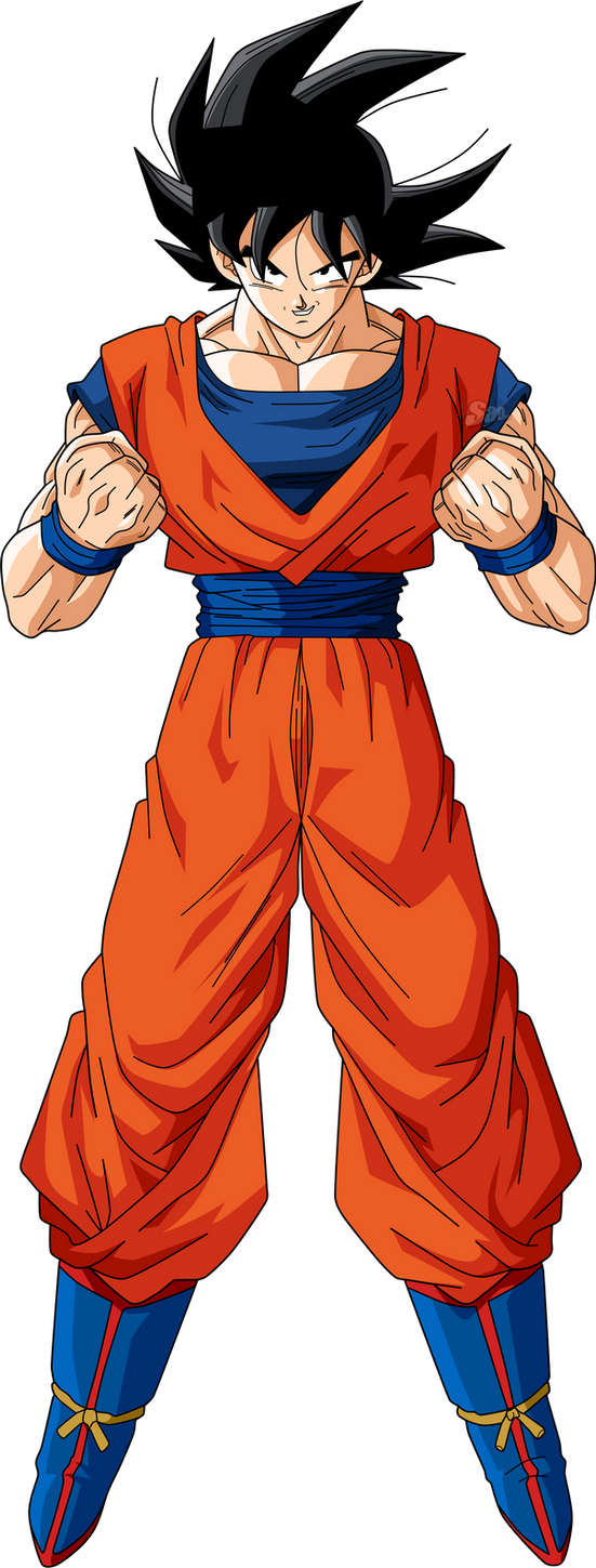 Goku de perfilFacuDibuja by FacuDibuja on DeviantArt