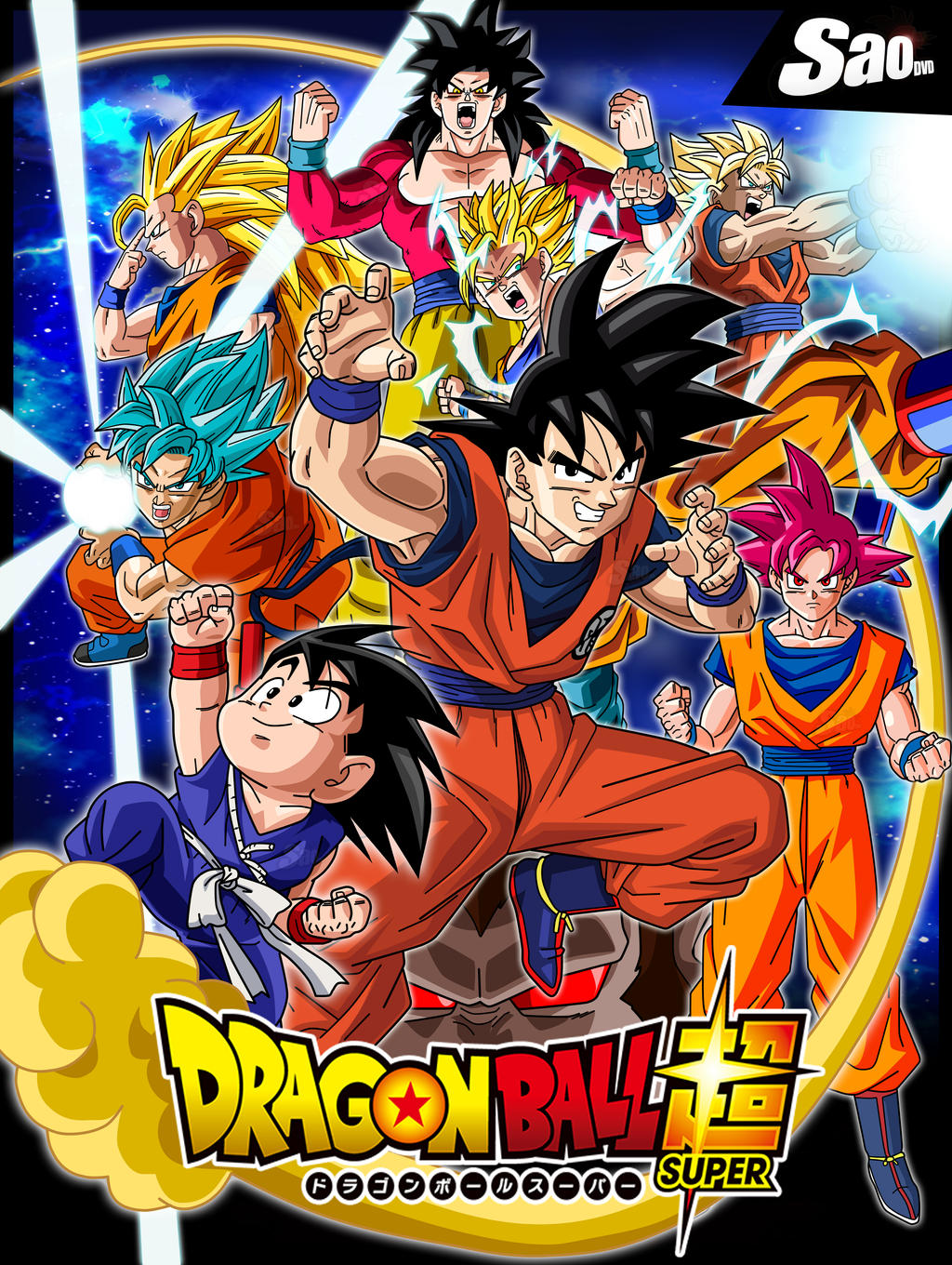 Goku SSJ2 (Universo 7)  Anime dragon ball goku, Dragon ball super manga,  Dragon ball super goku