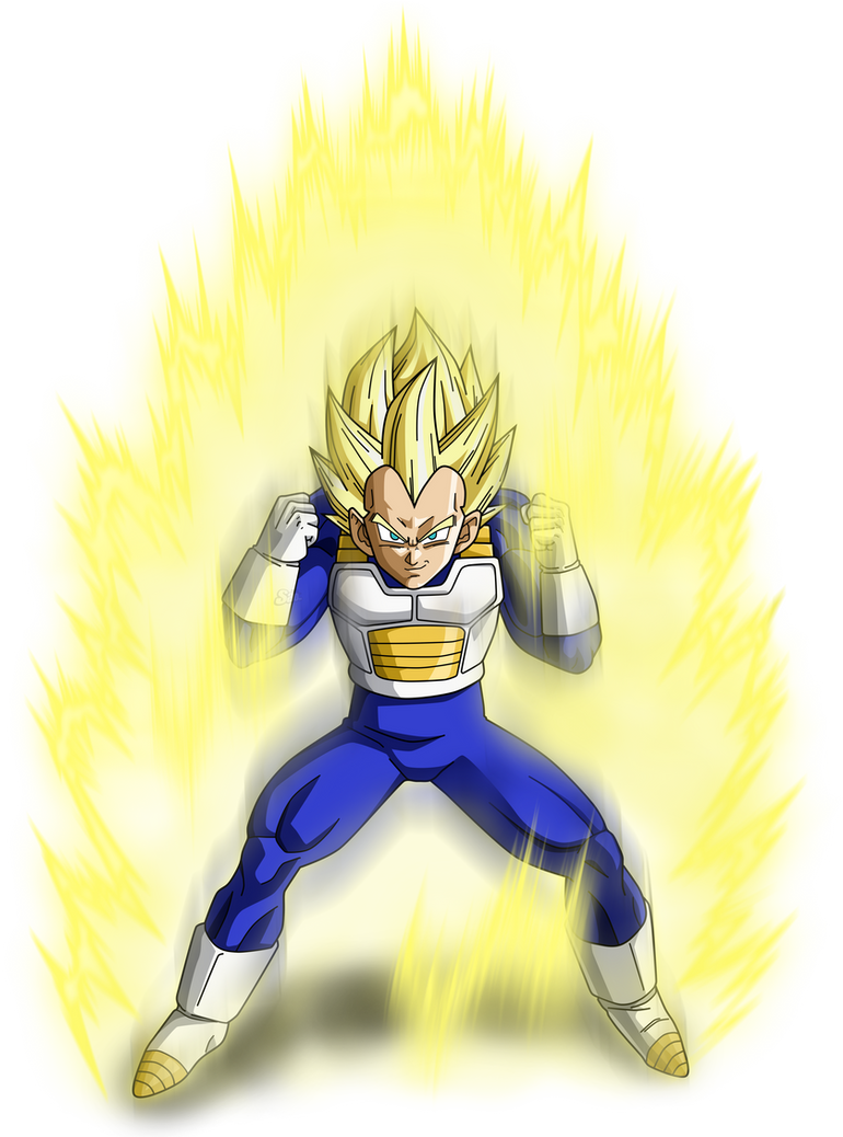 Vegeta SSJ + Ki by SaoDVD on DeviantArt