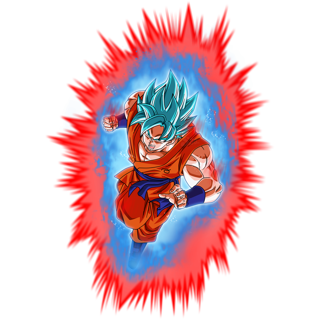 Goku Super Sayajin Blue + Kaioken by DiegoVPWolf on DeviantArt