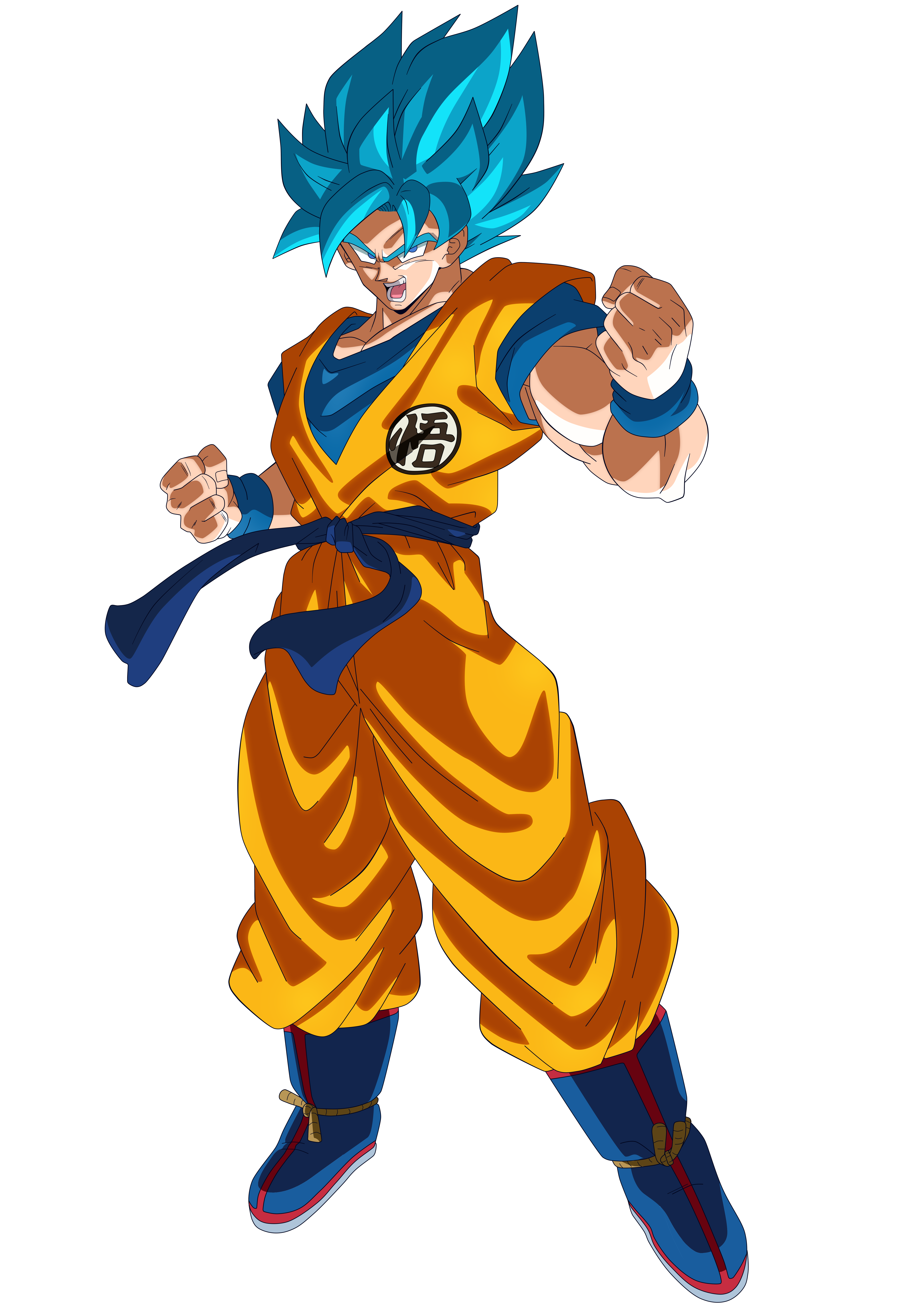Goku Super Saiyajin Blue 2018 by SaoDVD on DeviantArt