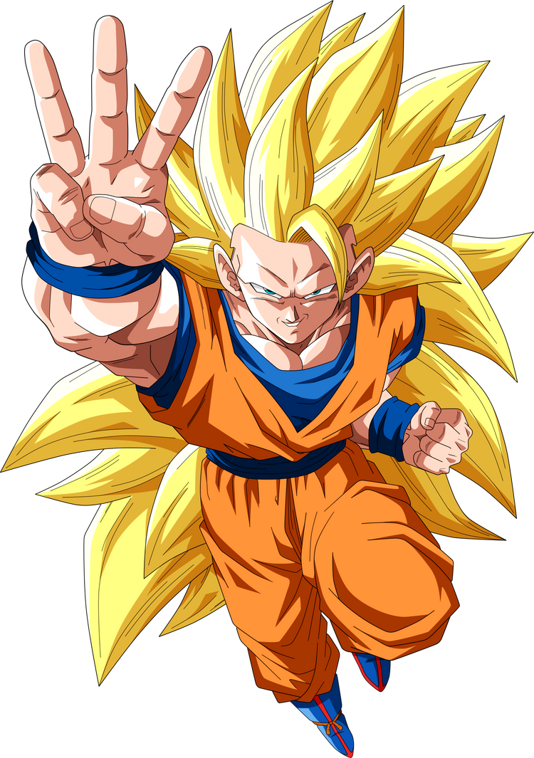 Goku Super Saiyajin 3 by SaoDVD on DeviantArt Goku Super Saiyajin 3 by SaoDVD on DeviantArt