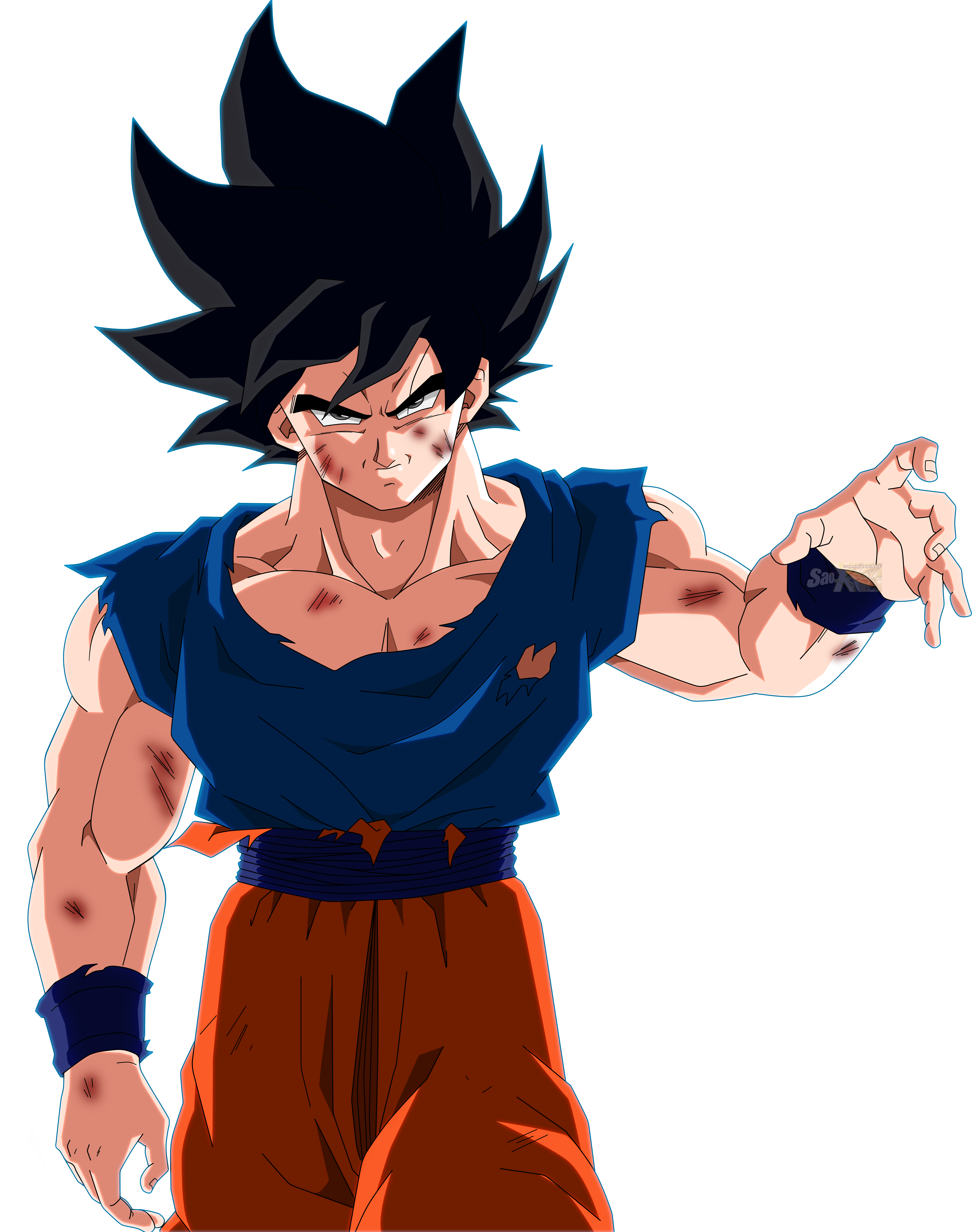 Goku SSB  3 (Bucchigiri Match Palette) by SSJROSE890 on DeviantArt