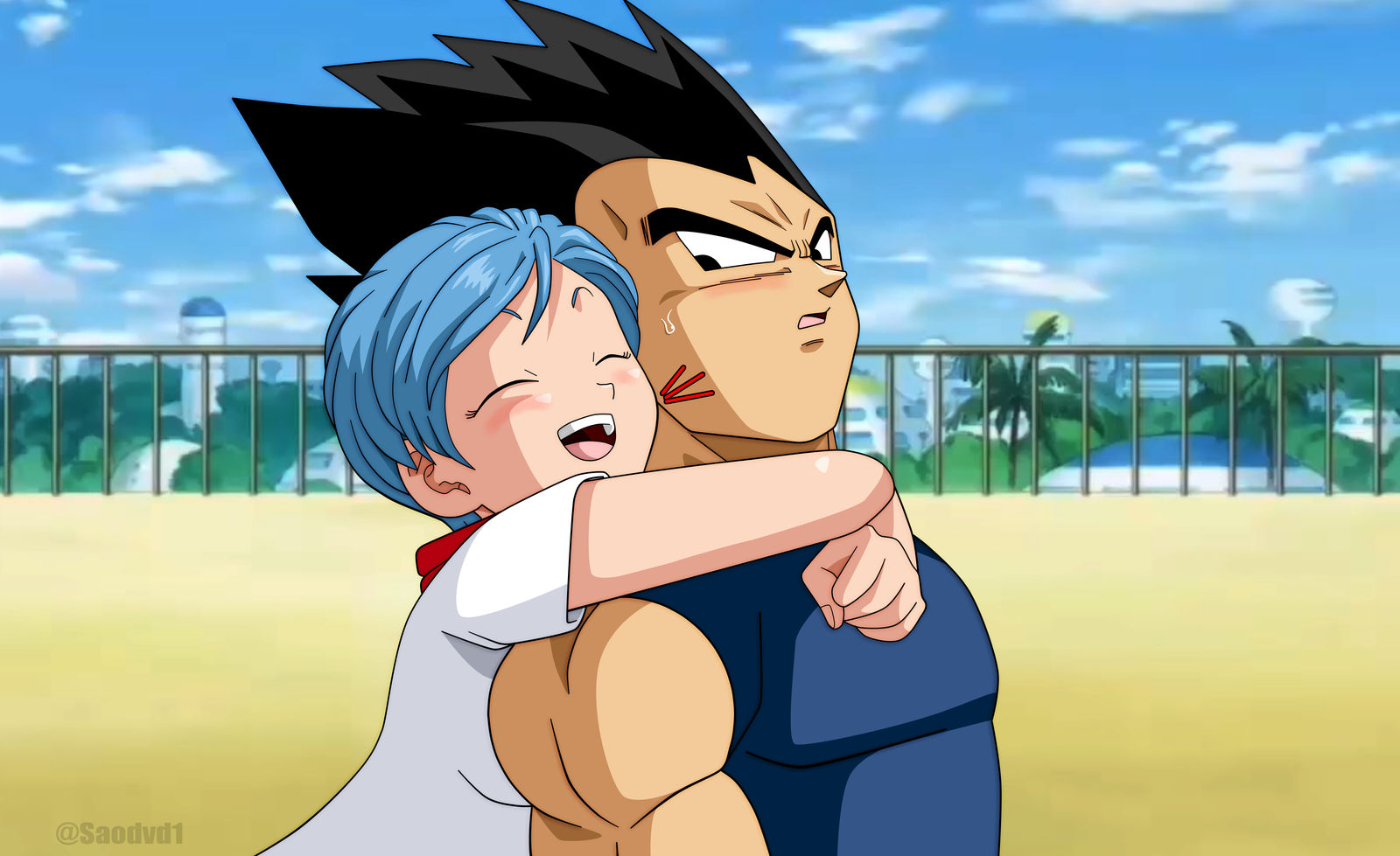 Valentine Day Vegeta and Bulma by SaoDVD on DeviantArt