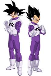 Goku y Vegeta Patrulleros Galactico