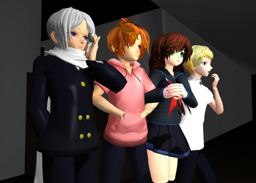 MMD - Hiroshi, Takuro, Mika and Takeshi (WIP)