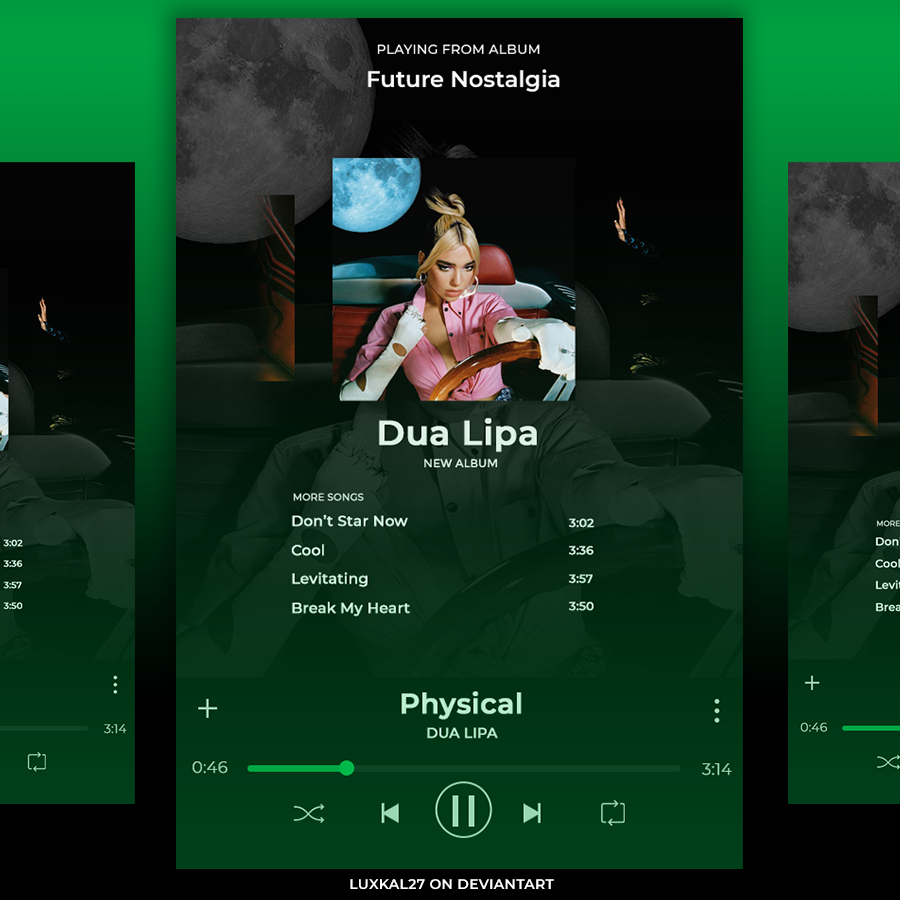 Template Spotify - Tracklist by Luxkal27 on DeviantArt