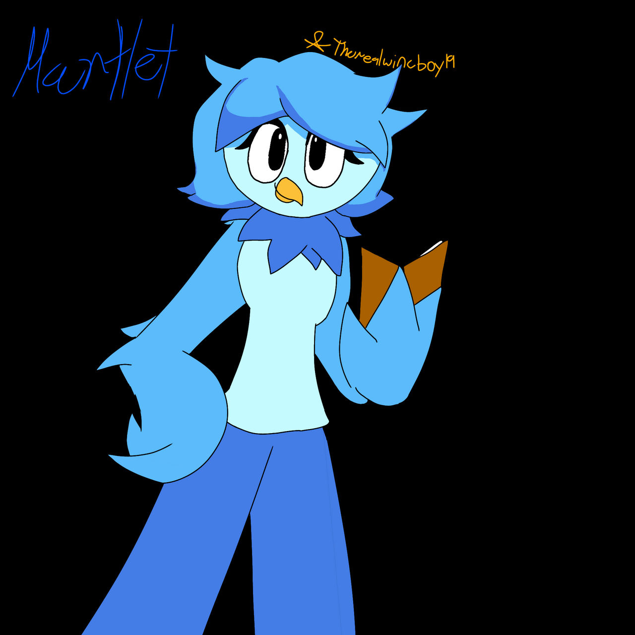 I drew Martlet from Undertale Yellow by Therealwincboy19 on DeviantArt