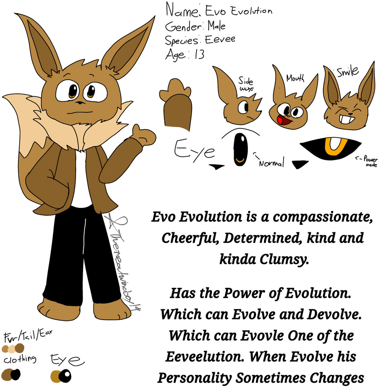Project Evolution Deviantart Evo Evolution Design and Personality by Therealwincboy19 on DeviantArt