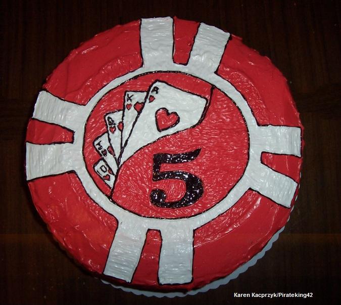 Poker Chip Cake