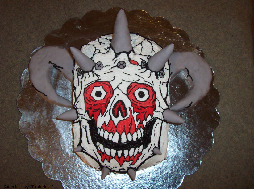 Facebones Cake