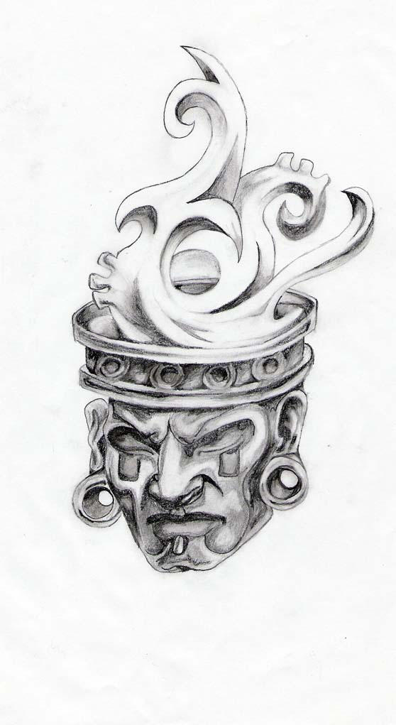 Aztech Forehead Aztec Head by ShyBoy69 on DeviantArt
