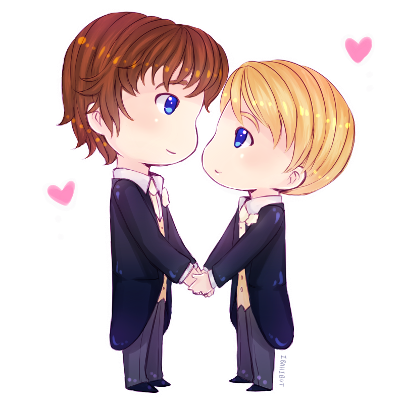 Chibi Johnlock Wedding