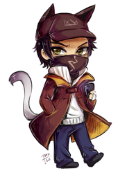 Chibi neko Aiden Pearce