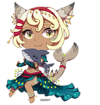 Chibi Renee Marine Page Doll by ibahibut