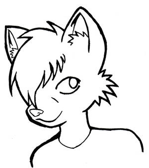 furryme line drawing