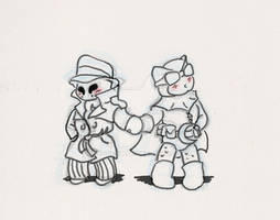 Chibi Ror + Nite Owl