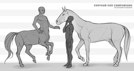 Centaur Size Comparison (Sketch)