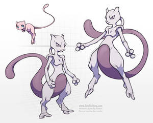 Mewtwo Sketches