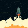 Rocket Ship Outer Space