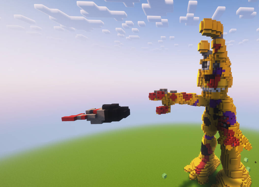 spring bonnie minecraft build (by me) by everythingandanythin on DeviantArt