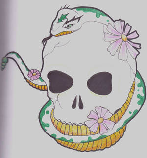 Skull and Snake