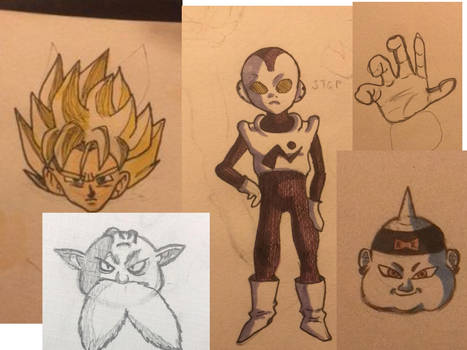 Son Goku SSJ, Toppo, Jaco, Android No. 19