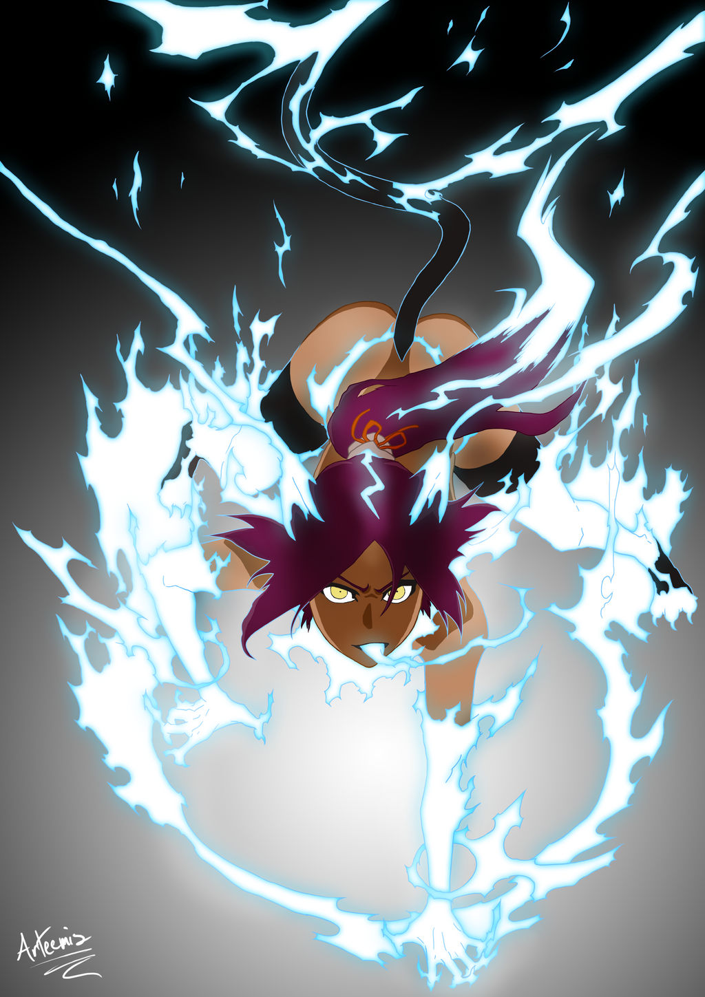 Yoruichi God of Thunder 662 by Arteemis on DeviantArt