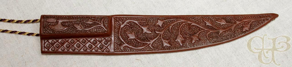 Late medieval knife sheath