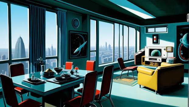 Vintage Sci-Fi Apartment - High-Rise