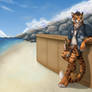 Commission: Merlin at the Beach Bar